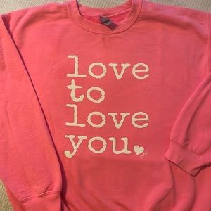 The perfect neon pink sweatshirt